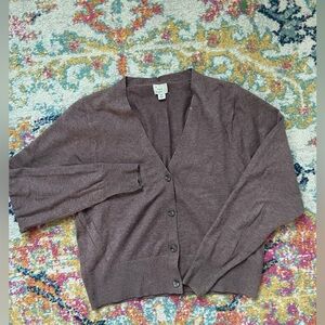 a new day Women's Button-Up Cardigan - Brown